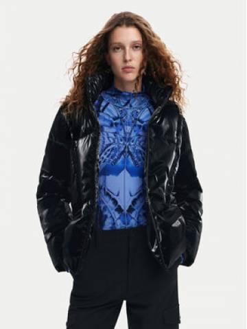 Desigual Пуховик Flam 24WWEWBP Чорний Regular Fit Desigual Пуховик Flam 24WWEWBP Чорний Regular Fit