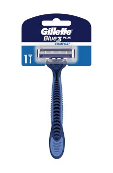 Одноразовый станок для бритья мужской (бритва) Gillette Blue 3 Plus Comfort, 1 шт