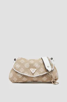 Женская бежевая сумка с узором Бежевый ONESIZE Guess HWJG96.27190;WLO