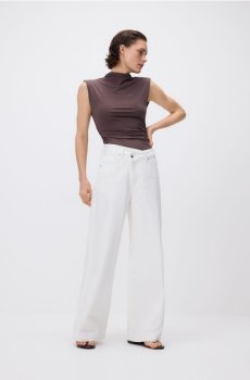 Reserved - Топ з модалу - коричневий - 286HT-88X