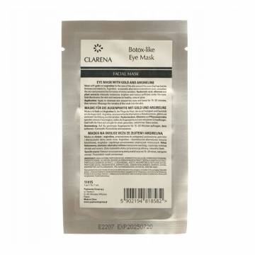 Маска для кожи вокруг глаз Clarena Eye Mask с золотом и аргилерином, 1 шт Маска для кожи вокруг глаз Clarena Eye Mask с золотом и аргилерином, 1 шт