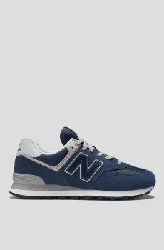 Мужские синие кроссовки 574 Classic GL Синий 10 New Balance ML574EVN