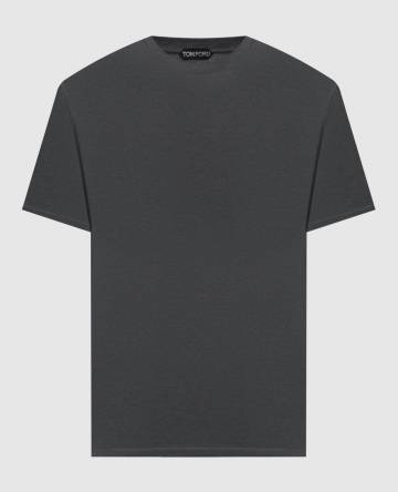 Серая футболка с логотипом