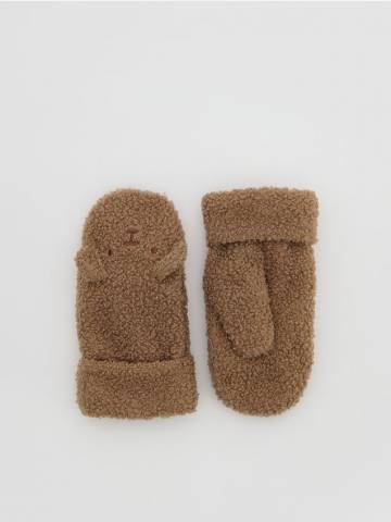 Reserved - GIRLS` MITTENS - бежевий - 764GT-08X Reserved - GIRLS` MITTENS - бежевий - 764GT-08X