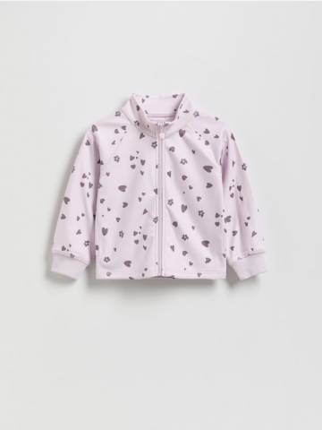 Reserved - Світшот з візерунком - лавандовий - 325FA-04X