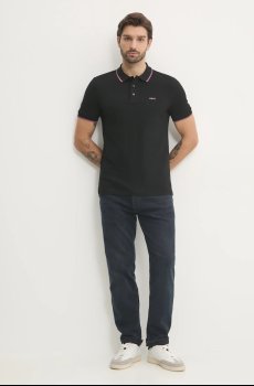 Хлопковое поло BOSS Parlay 190