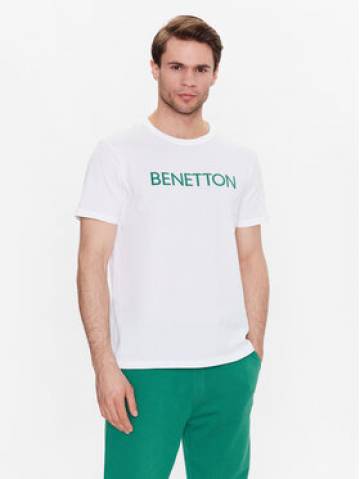 United Colors Of Benetton Футболка 3I1XU100A Білий Regular Fit United Colors Of Benetton Футболка 3I1XU100A Білий Regular Fit