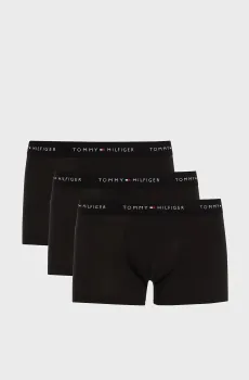 Мужские черные боксеры (3 шт) TRUNK Черный XXL Tommy Hilfiger UM0UM02763