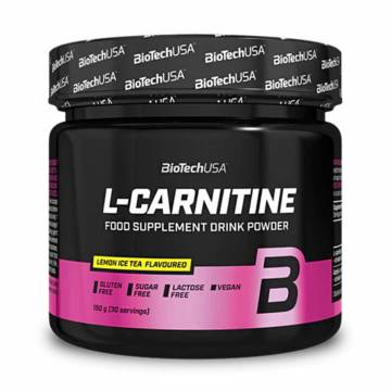 L-Карнитин BioTech USA L-Carnitine Лимонный холодный чай, в порошке, 150 г L-Карнитин BioTech USA L-Carnitine Лимонный холодный чай, в порошке, 150 г