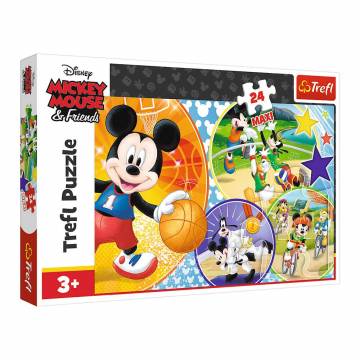 Пазл Trefl Mickey Mouse and friends Час на спорт 24 елемента (14291) Пазл Trefl Mickey Mouse and friends Час на спорт 24 елемента (14291)