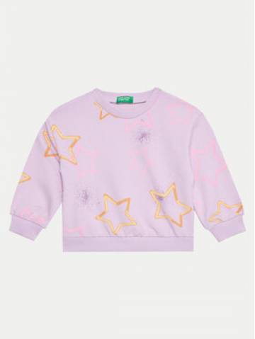 United Colors Of Benetton Світшот 39T6G10FR Фіолетовий Relaxed Fit United Colors Of Benetton Світшот 39T6G10FR Фіолетовий Relaxed Fit