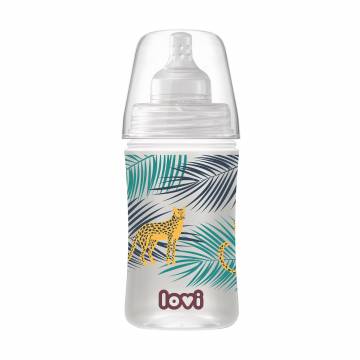 Бутылочка для кормления LOVI Trends Jungle Vibes от 3 месяцев, 250 мл (21/594) Бутылочка для кормления LOVI Trends Jungle Vibes от 3 месяцев, 250 мл (21/594)