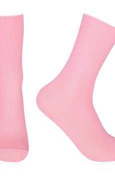 Носки женские AmiGA высокие, антистресс, розовые, размер 23-25