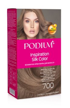 Безаммиачная крем-краска для волос Podium Inspiration Silk Color 700 Холодный русый, 150 мл