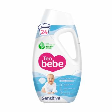 Гель для стирки Teo Bebe Gentle & Clean Sensitive для детских вещей, 24 стирки, 1.08 л Гель для стирки Teo Bebe Gentle & Clean Sensitive для детских вещей, 24 стирки, 1.08 л