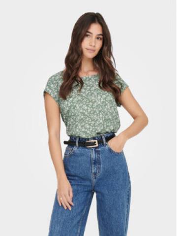 ONLY Блузка Vic 15161116 Зелений Regular Fit ONLY Блузка Vic 15161116 Зелений Regular Fit