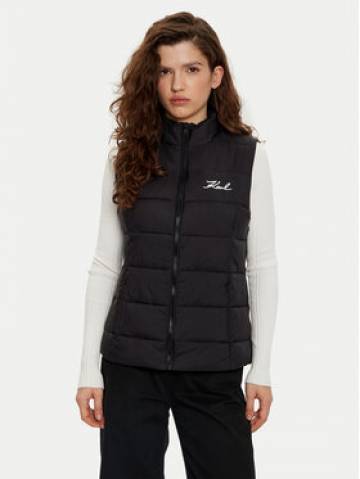 KARL LAGERFELD Безрукавка 246W1512 Чорний Slim Fit KARL LAGERFELD Безрукавка 246W1512 Чорний Slim Fit