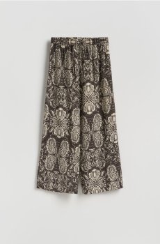 Reserved - Штани з візерунком - темно коричневий - 945KZ-89X