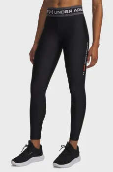 Женские черные тайтсы UA Tech Branded Legging-BLK Черный XS Under Armour 6009972-001