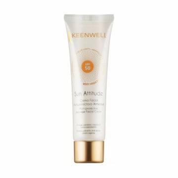 Мультизащитный антивозрастной крем для лица Keenwell Multi-Protective Anti-Age Facial Cream SPF 50, 60 мл Мультизащитный антивозрастной крем для лица Keenwell Multi-Protective Anti-Age Facial Cream SPF 50, 60 мл