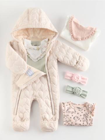 Reserved - BABIES` ROMPERS - бежевий - 9656X-08X Reserved - BABIES` ROMPERS - бежевий - 9656X-08X