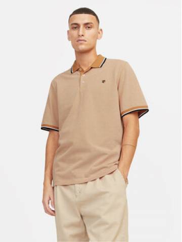 Jack&Jones Поло Bluwin 12169064 Оранжевий Regular Fit Jack&Jones Поло Bluwin 12169064 Оранжевий Regular Fit