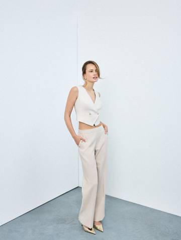 Mohito - Елегантні штани - бежевий - 32