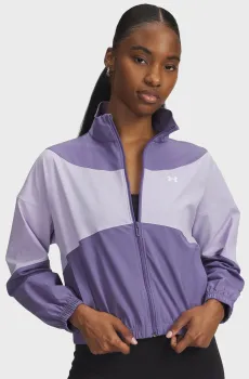 Женская сиреневая ветровка UA Rival Woven Jacket Сиреневый XS Under Armour 1389631-520
