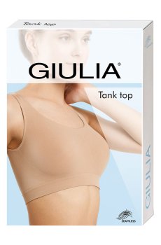 Бесшовный женский топ Giulia Tank Top на широких бретелях, Mint, размер L/XL