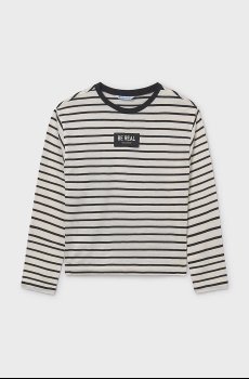 Хлопковый детский лонгслив Mayoral