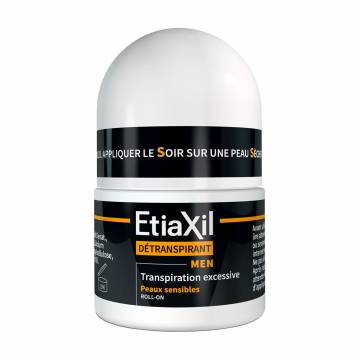 Шариковый антиперспирант Etiaxil Men Sensitive Roll-On для чувствительной кожи, мужской, 15 мл Шариковый антиперспирант Etiaxil Men Sensitive Roll-On для чувствительной кожи, мужской, 15 мл