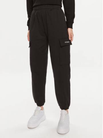 Guess Спортивні штани Ruth Cargo V4GB12 KC5U1 Чорний Regular Fit Guess Спортивні штани Ruth Cargo V4GB12 KC5U1 Чорний Regular Fit