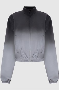 Серая спортивная куртка Shrunken со светоотражающим эффектом