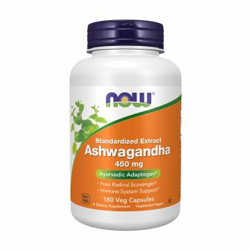 Ашваганда NOW foods Ashwagandha 450 мг, 180 вегетарианских капсул Ашваганда NOW foods Ashwagandha 450 мг, 180 вегетарианских капсул