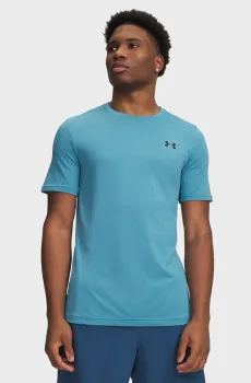 Мужская голубая футболка UA Vanish Elite Seamless SS Голубой XXL Under Armour 6010591-466