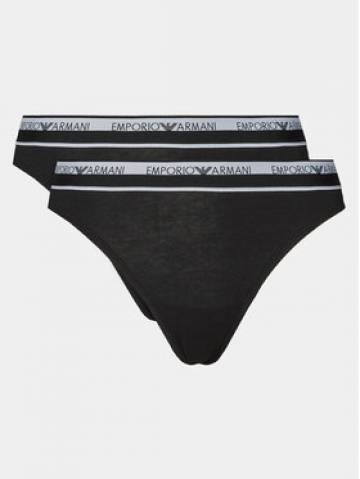Emporio Armani Underwear Набір з 2 пар бразилійських трусів 163337 4R227 00020 Чорний Emporio Armani Underwear Набір з 2 пар бразилійських трусів 163337 4R227 00020 Чорний