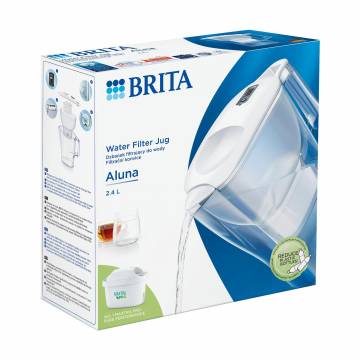 Фильтр-кувшин для воды Brita Aluna MX Pro, белый, 2.4 л Фильтр-кувшин для воды Brita Aluna MX Pro, белый, 2.4 л
