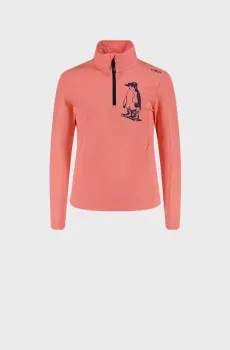 Детская коралловая спортивная кофта SWEAT DRY FUNCTION Коралловый 152 CMP 35L0585-B312