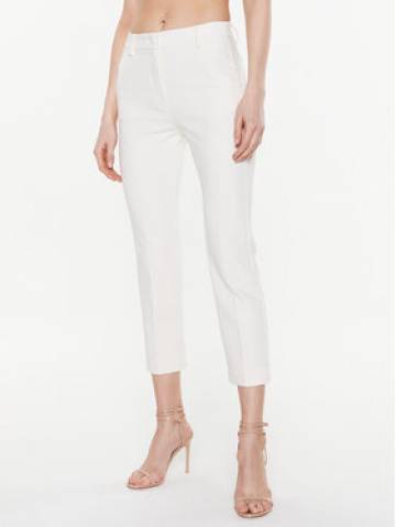 Weekend Max Mara Штани з тканини Rana 2351310137 Écru Slim Fit Weekend Max Mara Штани з тканини Rana 2351310137 Écru Slim Fit
