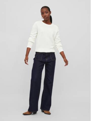 Vila Светр Dalo 14082767 Білий Regular Fit Vila Светр Dalo 14082767 Білий Regular Fit