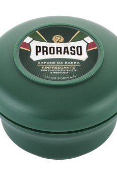Тонизирующее мыло для бритья Proraso Green Line Refreshing Shaving Soap с экстрактом эвкалипта и ментола, 150 мл