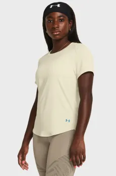 Женская бежевая футболка Vanish Elite Vent SS Бежевый XS Under Armour 1383638-273