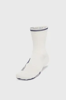 Белые носки UA  AD Playmaker 1pk Mid Белый 42-47.5 Under Armour 1376229-114