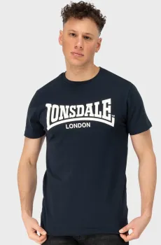 Мужская темно-синяя футболка FULWOOD Синий XXL Lonsdale 117821