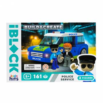 Конструктор IBLOCK Build & create Police service 161 деталь (KH17/001/2) Конструктор IBLOCK Build & create Police service 161 деталь (KH17/001/2)
