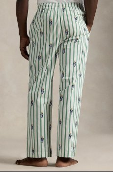 Хлопковые пижамные брюки Polo Ralph Lauren