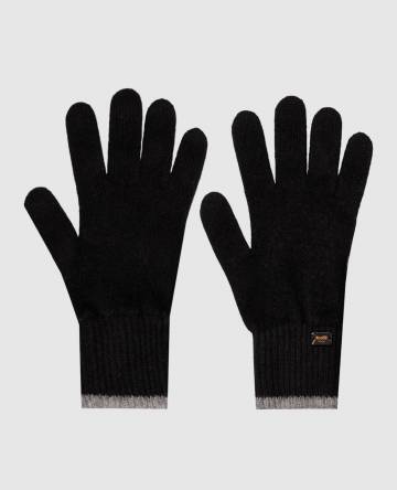 Черные перчатки EASTON из кашемира