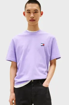 Мужская сиреневая футболка TJM 90S POP Сиреневый L Tommy Jeans DM0DM21785