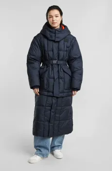 Женская темно-синяя куртка Modular padded hdd puffer wmn 2в1 Синий S G-Star RAW D25232,B958