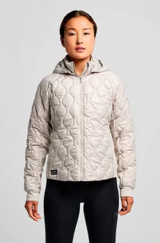 Женская бежевая куртка HURRICANE INSULATED JACKET Бежевый M Saucony SAW800455-DV